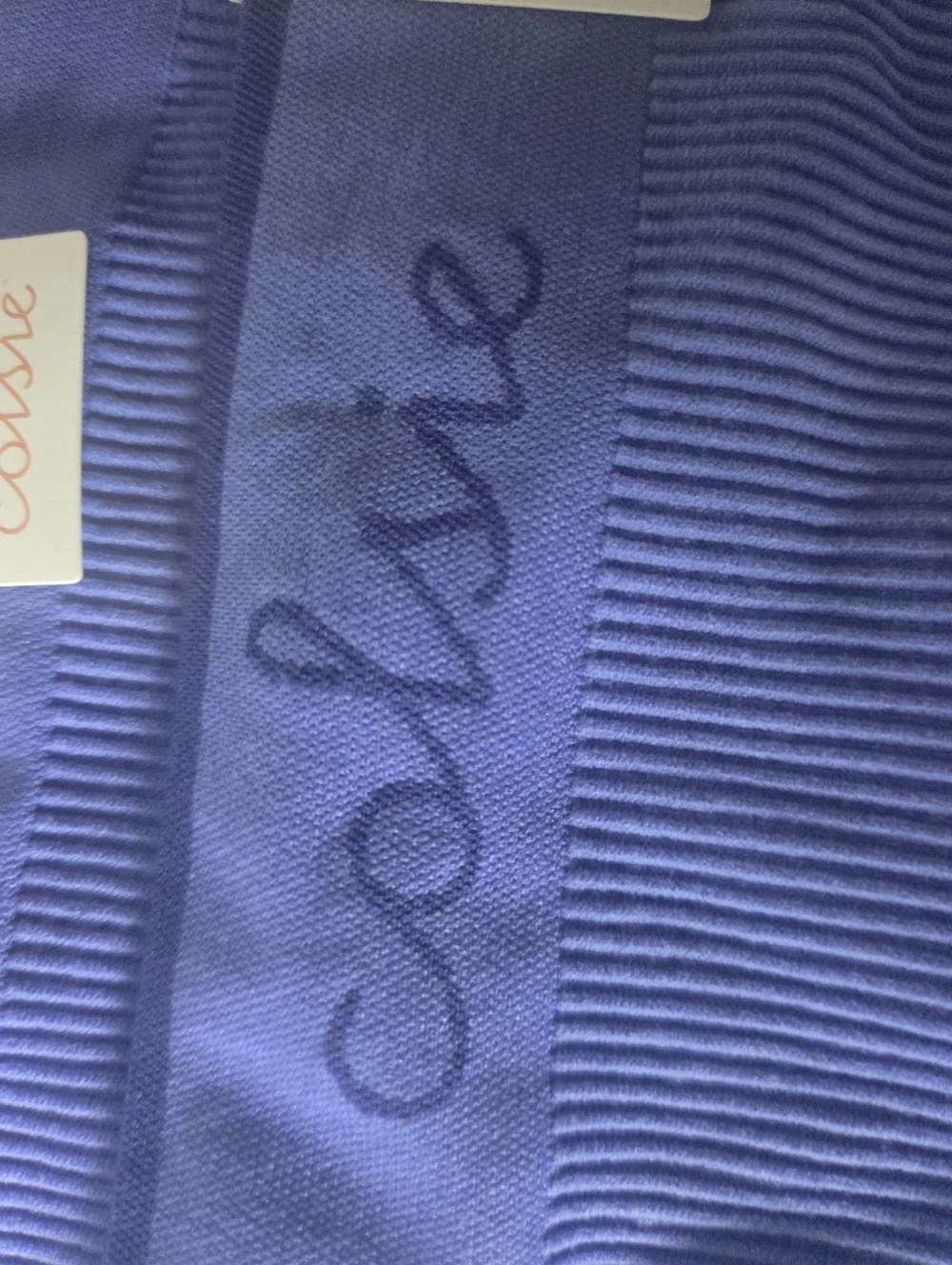 Colsie Ribbed Cheeky Briefs — Periwinkle Blue (3-Pack) - Picture 2 of 5